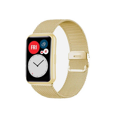 Curea pentru ceas Huawei Fit/Fit 2 Band cu carcasă Ecran Portector Brățară metalică Film pentru accesorii pentru banda ceas inteligentă Curea