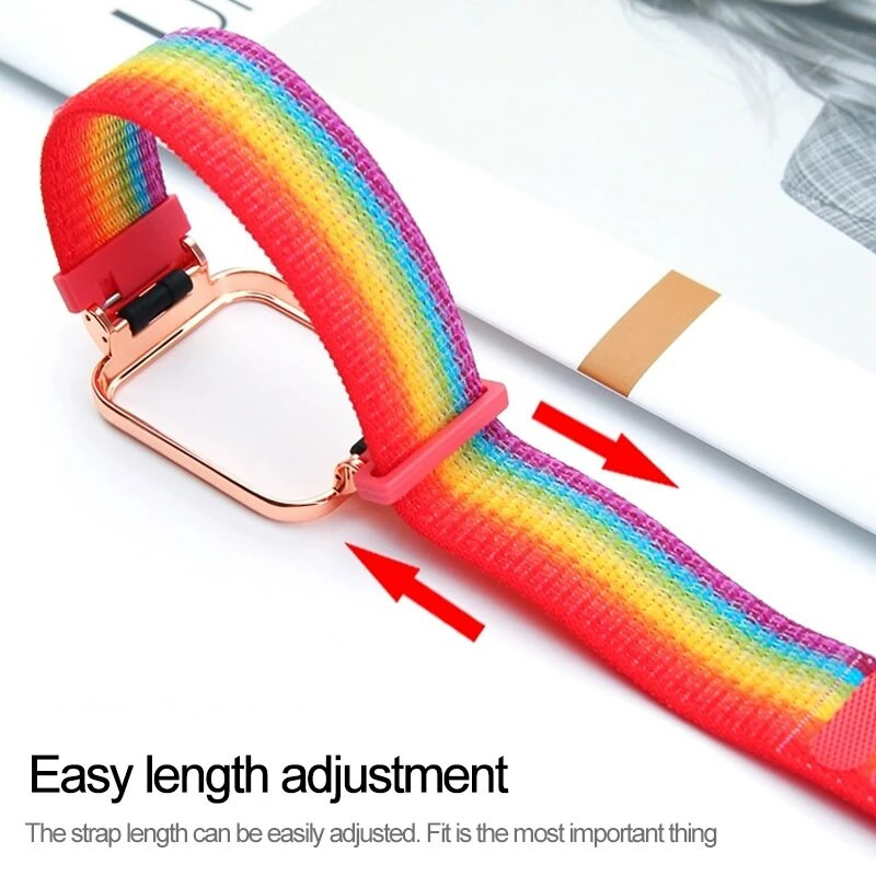 Kellarihm Xiaomi Mi Watch Lite nailonist rihm + metallist ümbris Redmi kellale 2 3 Lite 3 Active Mi poco nutikella rihm Käevõru