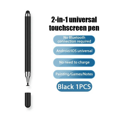 Stilo universal 2in1 pentru tableta ios Android Telefon mobil pentru iPad Accesorii Tableta de desen Ecran capacitiv Stilo tactil