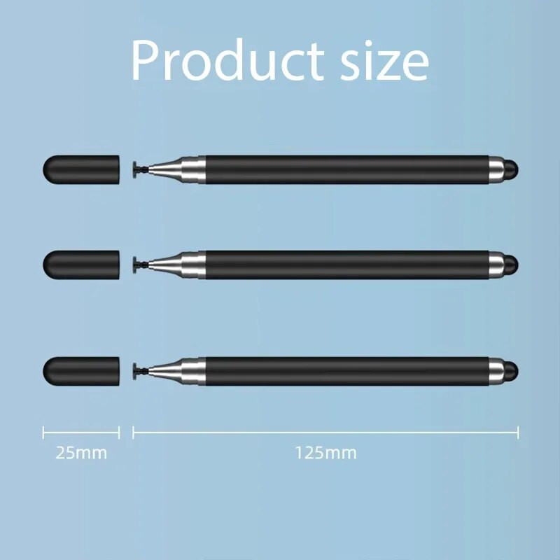 2 σε 1 Universal Stylus Pen για ios Android Tablet Κινητό τηλέφωνο για iPad Αξεσουάρ Σχέδιο Tablet Capacitive Screen Touch Pen