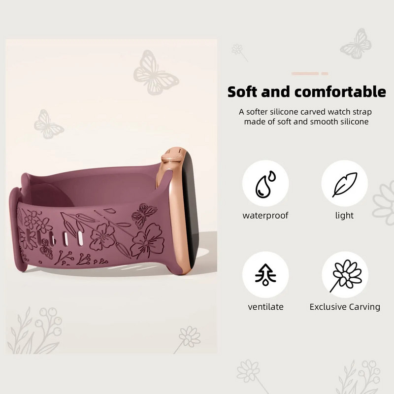 Λουράκι Για Apple Watch Band 44mm 42mm 41mm 40mm 45mm 49mm 44mm αξεσουάρ βραχιόλι correa iwatch series 9 7 SE 6 8 5 4 Ultra 2