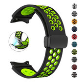 Μαγνητική ζώνη σιλικόνης για Samsung Galaxy Watch 6 Classic 43 47mm 4 42 46mm 5 Pro 45mm No Gaps Loop Strap for 4/5/6 40 44mm