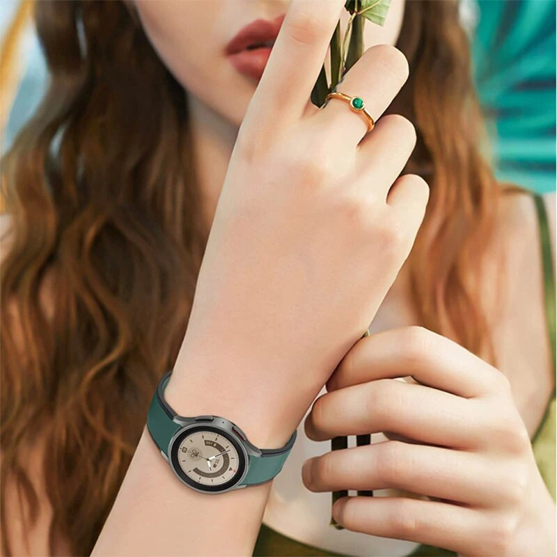 Επίσημος ιμάντας 1:1 για Samsung Watch 6/5/4 44mm 40mm Watch5 Pro 45mm Bespoke Edition Sport 20mm Band Galaxy 6 Classic 43mm 47mm