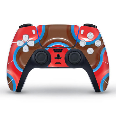 Autocolant pentru capacul de protecție în stil camuflaj de broasca de date pentru pielea gamepadului PS5 pentru controler PS 5 Decal Accesorii joystick