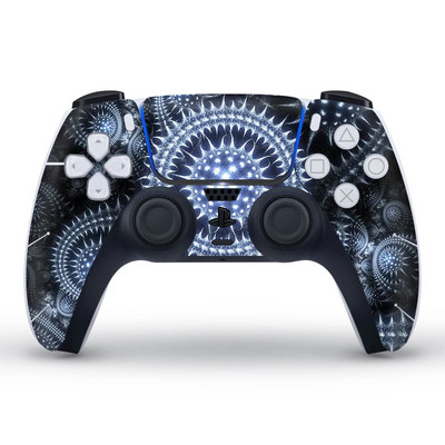 Autocolant pentru capacul de protecție în stil camuflaj de broasca de date pentru pielea gamepadului PS5 pentru controler PS 5 Decal Accesorii joystick