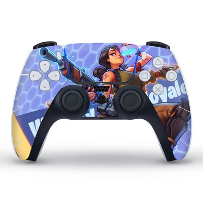 Autocolant pentru capacul de protecție în stil camuflaj de broasca de date pentru pielea gamepadului PS5 pentru controler PS 5 Decal Accesorii joystick
