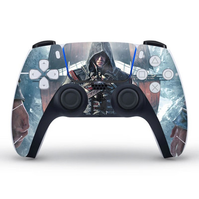 Autocolant pentru capacul de protecție în stil camuflaj de broasca de date pentru pielea gamepadului PS5 pentru controler PS 5 Decal Accesorii joystick