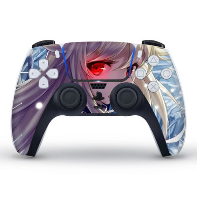Autocolant pentru capacul de protecție în stil camuflaj de broasca de date pentru pielea gamepadului PS5 pentru controler PS 5 Decal Accesorii joystick