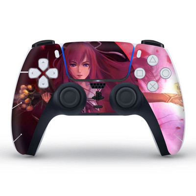 Autocolant pentru capacul de protecție în stil camuflaj de broasca de date pentru pielea gamepadului PS5 pentru controler PS 5 Decal Accesorii joystick