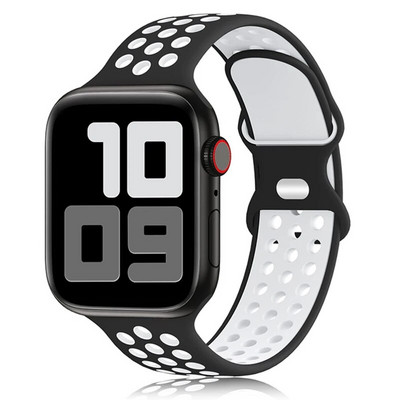 Silikona siksniņa Apple Watch Band Ultra2 49 mm sērijai 9 8 7 41 mm 45 mm 38 mm 42 mm sporta aproce iWatch 7 6 SE 5 4 3 44 mm 40 mm