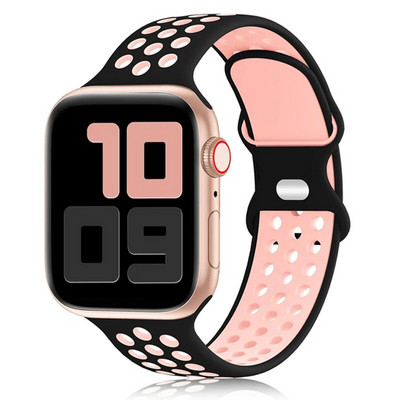 Silikona siksniņa Apple Watch Band Ultra2 49 mm sērijai 9 8 7 41 mm 45 mm 38 mm 42 mm sporta aproce iWatch 7 6 SE 5 4 3 44 mm 40 mm