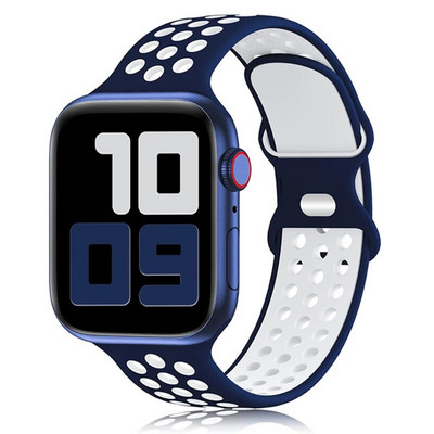 Silikona siksniņa Apple Watch Band Ultra2 49 mm sērijai 9 8 7 41 mm 45 mm 38 mm 42 mm sporta aproce iWatch 7 6 SE 5 4 3 44 mm 40 mm