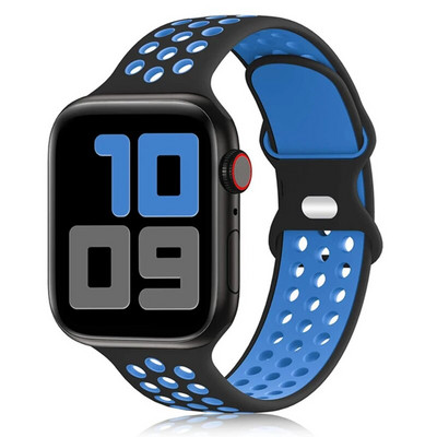 Silikona siksniņa Apple Watch Band Ultra2 49 mm sērijai 9 8 7 41 mm 45 mm 38 mm 42 mm sporta aproce iWatch 7 6 SE 5 4 3 44 mm 40 mm