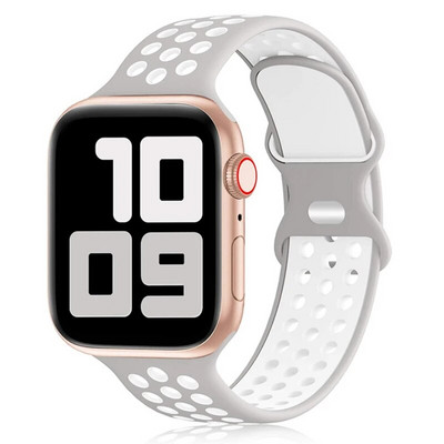 Silikona siksniņa Apple Watch Band Ultra2 49 mm sērijai 9 8 7 41 mm 45 mm 38 mm 42 mm sporta aproce iWatch 7 6 SE 5 4 3 44 mm 40 mm