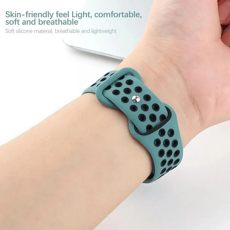 Λουράκι σιλικόνης για Apple Watch Band Ultra2 49mm Series 9 8 7 41mm 45 mm 38mm 42mm Sport Bracelet iWatch 7 6 SE 5 4 3 44mm 40mm