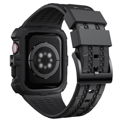 Θήκη Sport Clear Band για Apple Watch 8 7 6 SE 5 4 3 Διαφανές κάλυμμα σιλικόνης Armor Λουράκι για iwatch 40mm 44mm 42 41MM 45MM 38