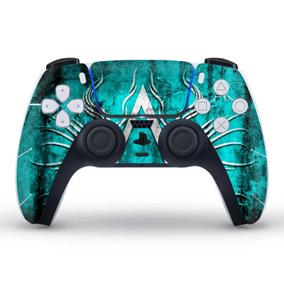 Datu vardes aizsargājoša vāka uzlīme PS5 kontroliera ādai Playstation 5 spēļu pults maskēšanās stila uzlīmes roktura piederumi