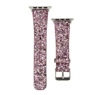 Kožni remen za Apple Watch Band Ultra 49 mm 38 mm 40 mm Žene 42 mm 44 mm 41 mm 45 mm Svjetlucava narukvica i Watch Series 7 8 6 5 4 3 2