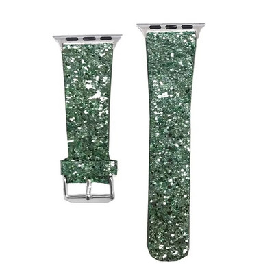 Kožni remen za Apple Watch Band Ultra 49 mm 38 mm 40 mm Žene 42 mm 44 mm 41 mm 45 mm Svjetlucava narukvica i Watch Series 7 8 6 5 4 3 2