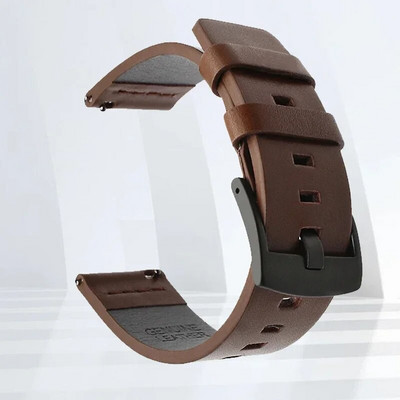 22 24mm Curea de ceas din piele pentru ceas Samsung Galaxy 3 46mm 42 Active2 40 44 SmartWatch Curea cu eliberare rapidă 18 20mm Bratara