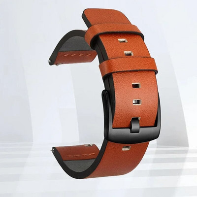 22 24mm Curea de ceas din piele pentru ceas Samsung Galaxy 3 46mm 42 Active2 40 44 SmartWatch Curea cu eliberare rapidă 18 20mm Bratara