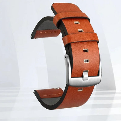 22 24mm Curea de ceas din piele pentru ceas Samsung Galaxy 3 46mm 42 Active2 40 44 SmartWatch Curea cu eliberare rapidă 18 20mm Bratara