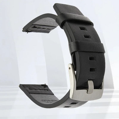 22 24mm Curea de ceas din piele pentru ceas Samsung Galaxy 3 46mm 42 Active2 40 44 SmartWatch Curea cu eliberare rapidă 18 20mm Bratara