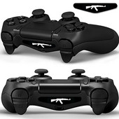 2 gab LED Light Bar Decal vinila uzlīme PS4/Pro/Slim kontrolierim PlayStation 4 piederumu vadības spēļu paneļa vāciņiem