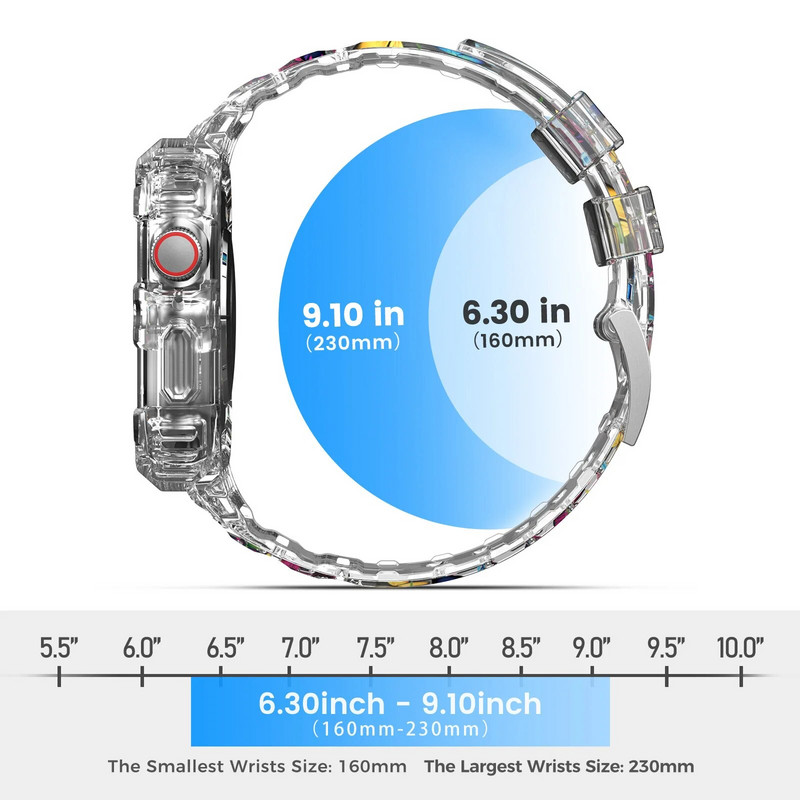 Summer Sport Candy Band + Θήκη για Apple Watch 45 44 40 42 38 41 49 mm Γυναικείο βραχιόλι για iWatch Series 8 7 SE 6 5 4 3 2 Strap