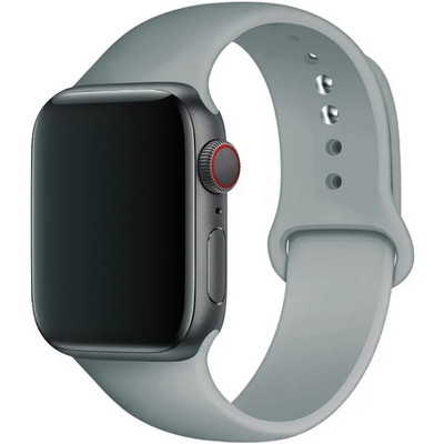Silikonski remen za remen za Apple Watch 44 mm 45 mm 40 mm 41 mm 42-38 mm 45 mm sportska narukvica iwatch serija 8 7 6 5 4 3 SE 9 Ultra 2 49 mm