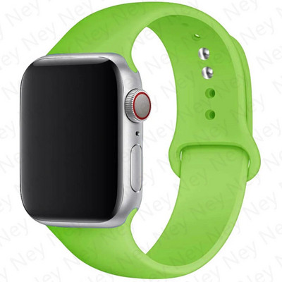 Silikonski remen za remen za Apple Watch 44 mm 45 mm 40 mm 41 mm 42-38 mm 45 mm sportska narukvica iwatch serija 8 7 6 5 4 3 SE 9 Ultra 2 49 mm