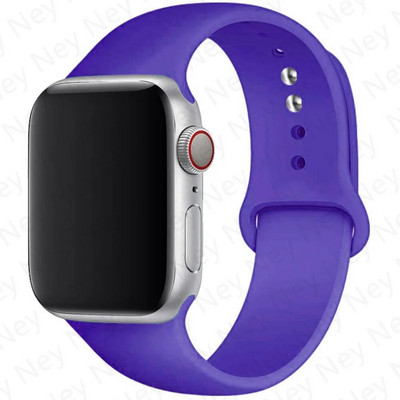 Silikonski remen za remen za Apple Watch 44 mm 45 mm 40 mm 41 mm 42-38 mm 45 mm sportska narukvica iwatch serija 8 7 6 5 4 3 SE 9 Ultra 2 49 mm