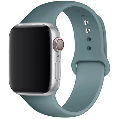 Silikonski remen za remen za Apple Watch 44 mm 45 mm 40 mm 41 mm 42-38 mm 45 mm sportska narukvica iwatch serija 8 7 6 5 4 3 SE 9 Ultra 2 49 mm