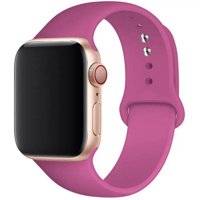 Silikonski remen za remen za Apple Watch 44 mm 45 mm 40 mm 41 mm 42-38 mm 45 mm sportska narukvica iwatch serija 8 7 6 5 4 3 SE 9 Ultra 2 49 mm