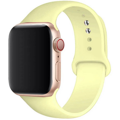Silikonski remen za remen za Apple Watch 44 mm 45 mm 40 mm 41 mm 42-38 mm 45 mm sportska narukvica iwatch serija 8 7 6 5 4 3 SE 9 Ultra 2 49 mm