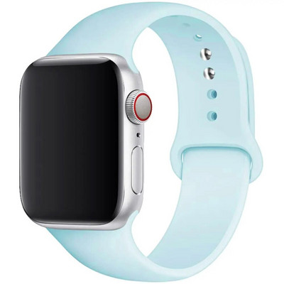 Silikonski remen za remen za Apple Watch 44 mm 45 mm 40 mm 41 mm 42-38 mm 45 mm sportska narukvica iwatch serija 8 7 6 5 4 3 SE 9 Ultra 2 49 mm