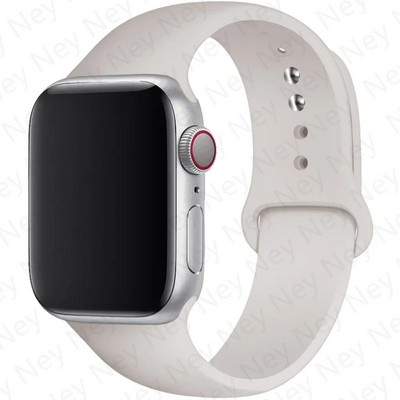 Silikonski remen za remen za Apple Watch 44 mm 45 mm 40 mm 41 mm 42-38 mm 45 mm sportska narukvica iwatch serija 8 7 6 5 4 3 SE 9 Ultra 2 49 mm