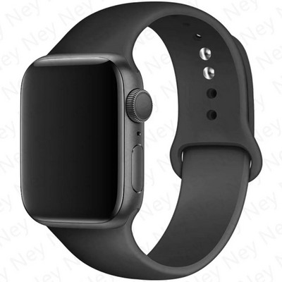 Silikonski remen za remen za Apple Watch 44 mm 45 mm 40 mm 41 mm 42-38 mm 45 mm sportska narukvica iwatch serija 8 7 6 5 4 3 SE 9 Ultra 2 49 mm
