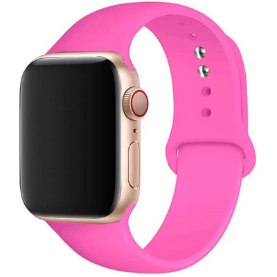 Silikonski remen za remen za Apple Watch 44 mm 45 mm 40 mm 41 mm 42-38 mm 45 mm sportska narukvica iwatch serija 8 7 6 5 4 3 SE 9 Ultra 2 49 mm
