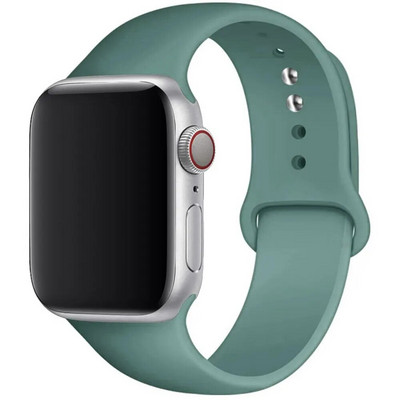 Silikonski remen za remen za Apple Watch 44 mm 45 mm 40 mm 41 mm 42-38 mm 45 mm sportska narukvica iwatch serija 8 7 6 5 4 3 SE 9 Ultra 2 49 mm