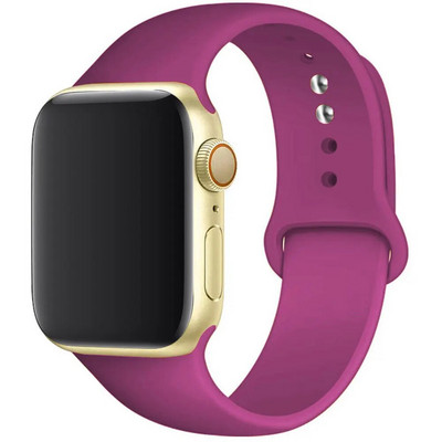 Silikonski remen za remen za Apple Watch 44 mm 45 mm 40 mm 41 mm 42-38 mm 45 mm sportska narukvica iwatch serija 8 7 6 5 4 3 SE 9 Ultra 2 49 mm