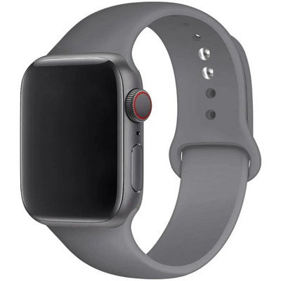 Silikonski remen za remen za Apple Watch 44 mm 45 mm 40 mm 41 mm 42-38 mm 45 mm sportska narukvica iwatch serija 8 7 6 5 4 3 SE 9 Ultra 2 49 mm