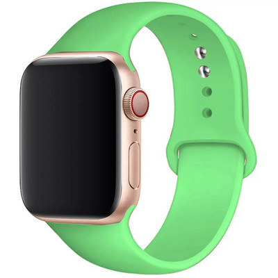 Silikonski remen za remen za Apple Watch 44 mm 45 mm 40 mm 41 mm 42-38 mm 45 mm sportska narukvica iwatch serija 8 7 6 5 4 3 SE 9 Ultra 2 49 mm
