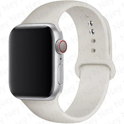 Silikonski remen za remen za Apple Watch 44 mm 45 mm 40 mm 41 mm 42-38 mm 45 mm sportska narukvica iwatch serija 8 7 6 5 4 3 SE 9 Ultra 2 49 mm