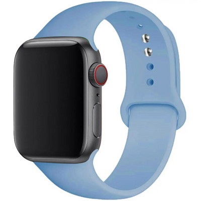 Silikonski remen za remen za Apple Watch 44 mm 45 mm 40 mm 41 mm 42-38 mm 45 mm sportska narukvica iwatch serija 8 7 6 5 4 3 SE 9 Ultra 2 49 mm
