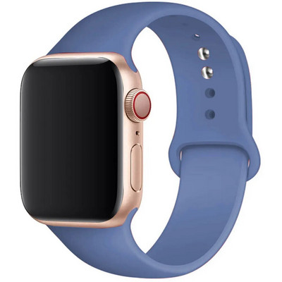 Silikonski remen za remen za Apple Watch 44 mm 45 mm 40 mm 41 mm 42-38 mm 45 mm sportska narukvica iwatch serija 8 7 6 5 4 3 SE 9 Ultra 2 49 mm