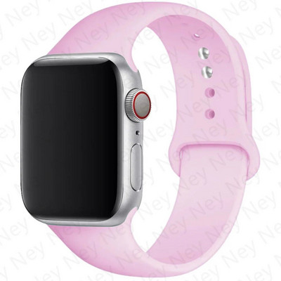 Silikonski remen za remen za Apple Watch 44 mm 45 mm 40 mm 41 mm 42-38 mm 45 mm sportska narukvica iwatch serija 8 7 6 5 4 3 SE 9 Ultra 2 49 mm