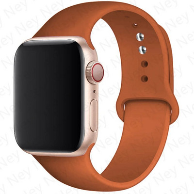 Silikonski remen za remen za Apple Watch 44 mm 45 mm 40 mm 41 mm 42-38 mm 45 mm sportska narukvica iwatch serija 8 7 6 5 4 3 SE 9 Ultra 2 49 mm