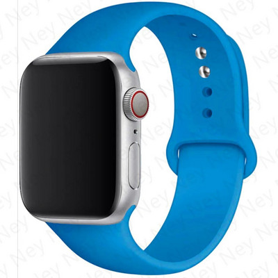 Silikonski remen za remen za Apple Watch 44 mm 45 mm 40 mm 41 mm 42-38 mm 45 mm sportska narukvica iwatch serija 8 7 6 5 4 3 SE 9 Ultra 2 49 mm