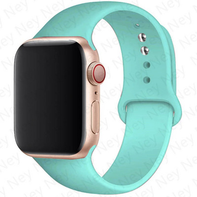 Silikonski remen za remen za Apple Watch 44 mm 45 mm 40 mm 41 mm 42-38 mm 45 mm sportska narukvica iwatch serija 8 7 6 5 4 3 SE 9 Ultra 2 49 mm